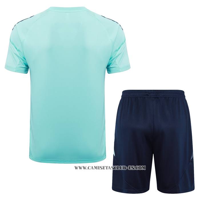 Chandal del Real Madrid 24-25 Manga Corta Verde - Pantalon Corto